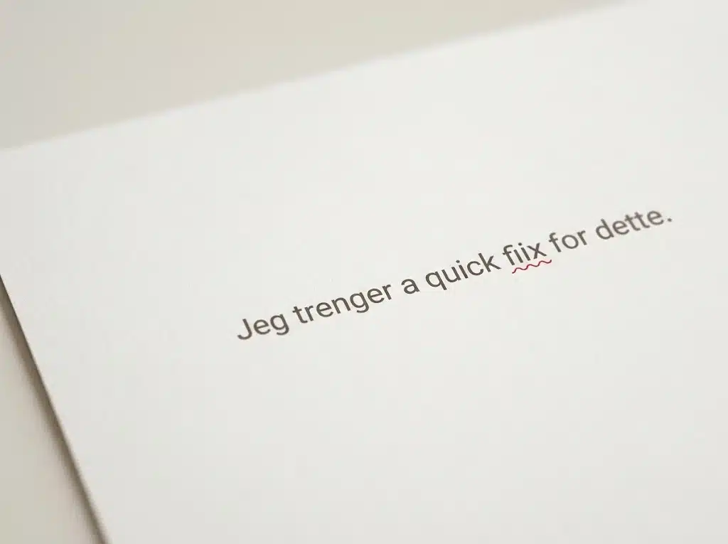 Claude Desktop spellcheck in Norwegian (and English, at the same time)